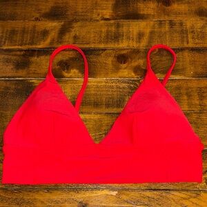 Aerie‎ Size M Red Triangle Bikini top